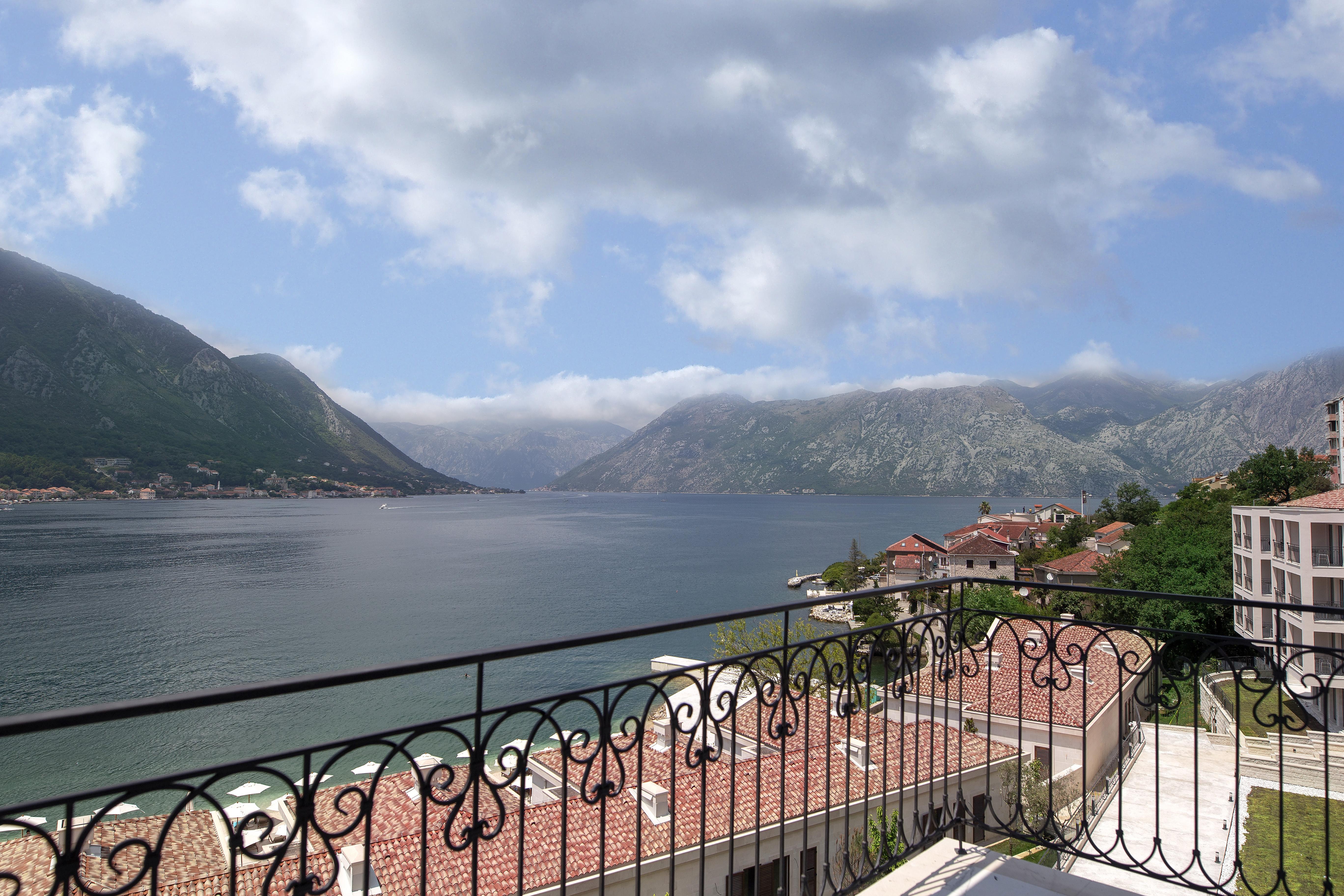 Huma Kotor Bay Hotel And Villas Экстерьер фото View of the Bay of Kotor from the Old Town of Kotor